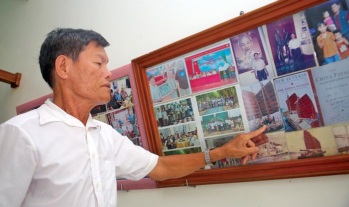 Ông Lương Viết Lợi kể về quá trình cùng đoàn thám hiểm vượt Thái Bình Dương