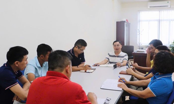 Ban chỉ huy chống bão VNPoly họp phân công ứng trực bão số 3