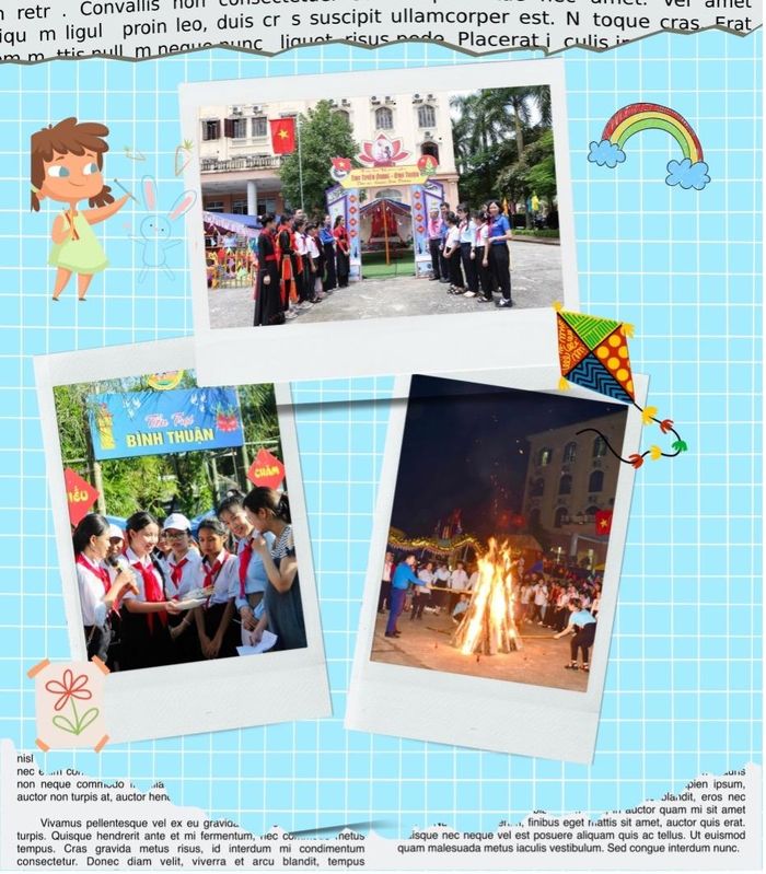 Trại sinh tham gia các hoạt động nhập trại.