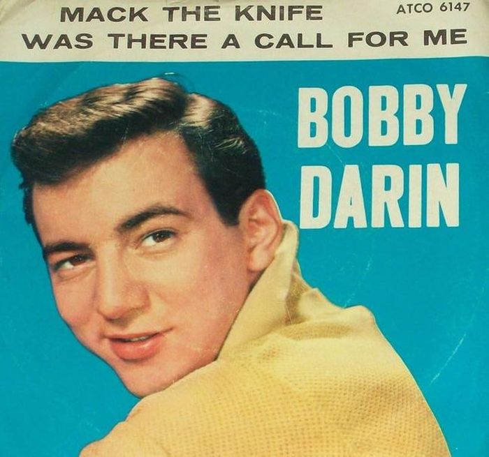Bobby Darin trên bìa đĩa “Mack the Knife”