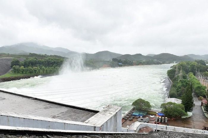  Thủy điện Thác Bà sáng 11/9. Nguồn: VGP. 