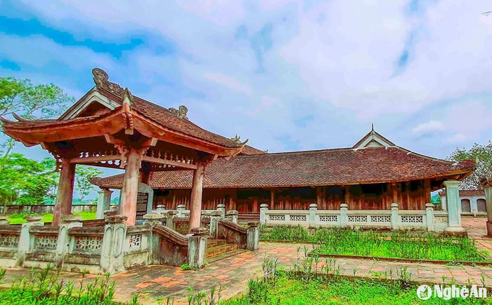 Đình Võ Liệt - một trong những địa điểm thành lập chính quyền Xô viết đầu tiên ở Nghệ Tĩnh. Ảnh: Trần Duy Ngoãn