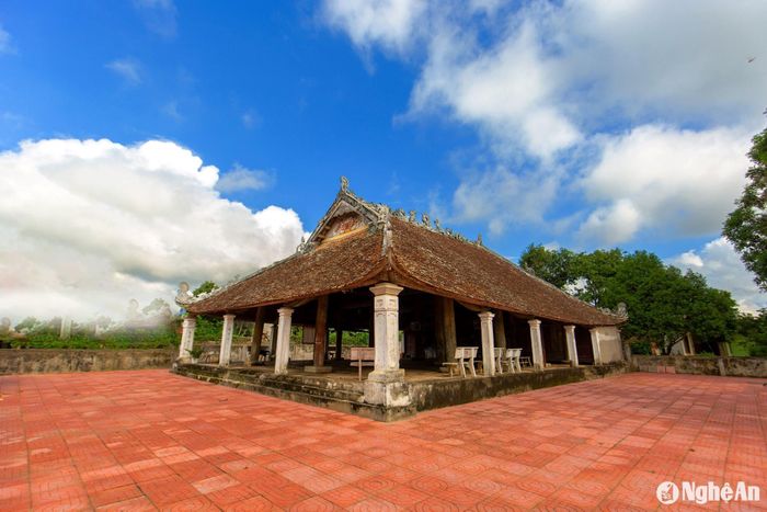 Đình Trụ Pháp (xã Mỹ Thành, huyện Yên Thành) - một trong những di tích gắn với Xô viết Nghệ Tĩnh có giá trị cao về mặt kiến trúc. Ảnh: Nguyễn Đạo