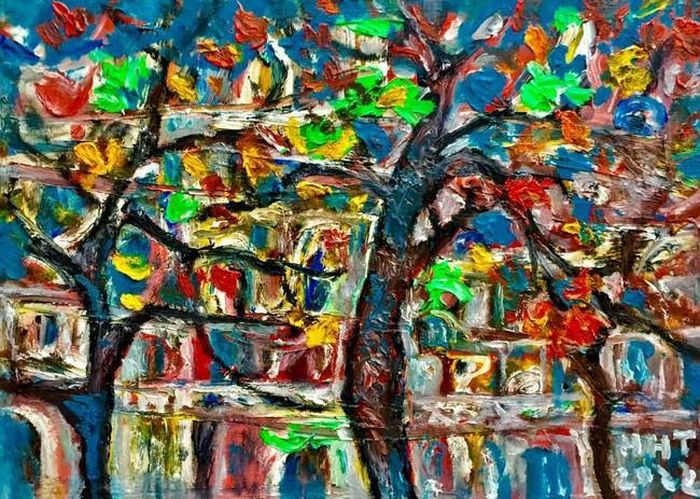Hà Nội của tôi (sơn dầu 50x70, 12/2022)