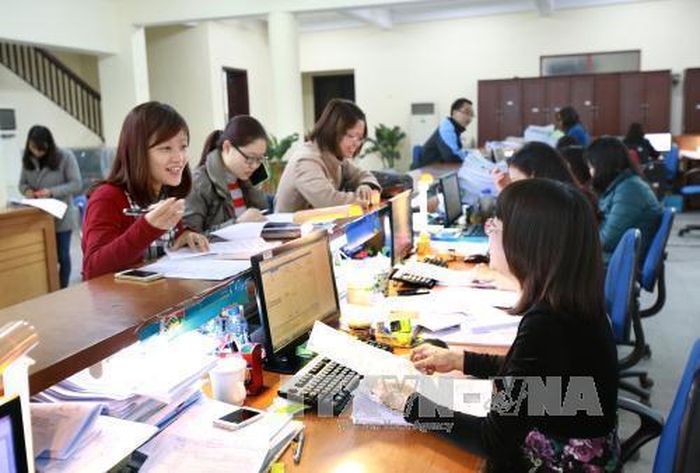 Kho bạc Nhà nước Nghệ An đẩy mạnh cải cách hành chính. Ảnh: TTXVN