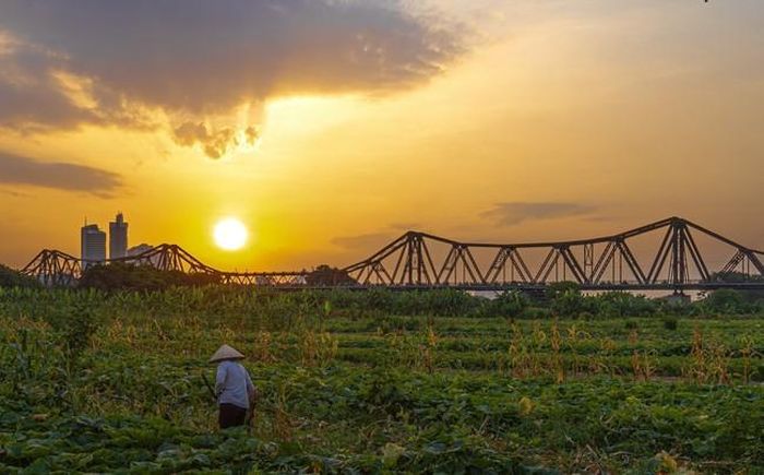 Nắng chiều Thu vàng óng. Ảnh: Phạm Tuấn Anh – TTXVN