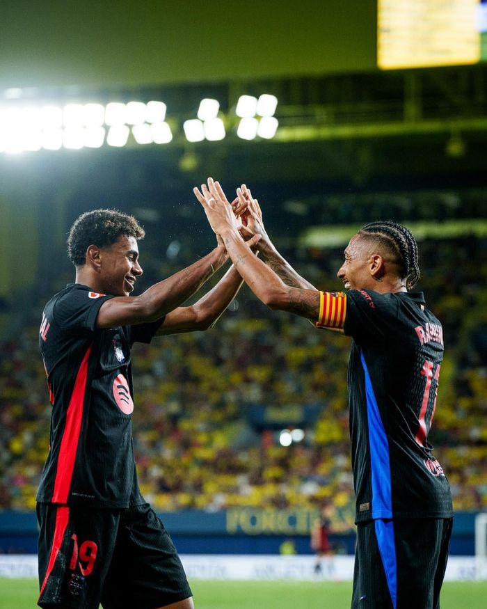 Lamine Yamal và Raphinha cũng thi đấu ấn tượng. Ảnh: FC Barcelona