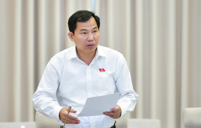 Chủ nhiệm Ủy ban Tài chính ngân sách Lê Quang Mạnh. Ảnh: QH