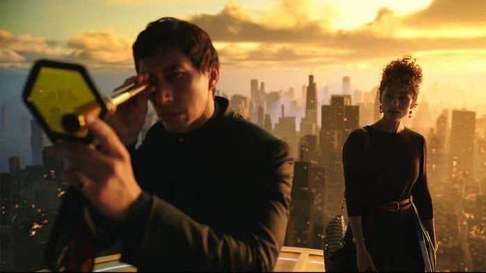Hai diễn viên chính của phim “Megalopolis” là Adam Driver (trái) và Nathalie Emmanuel