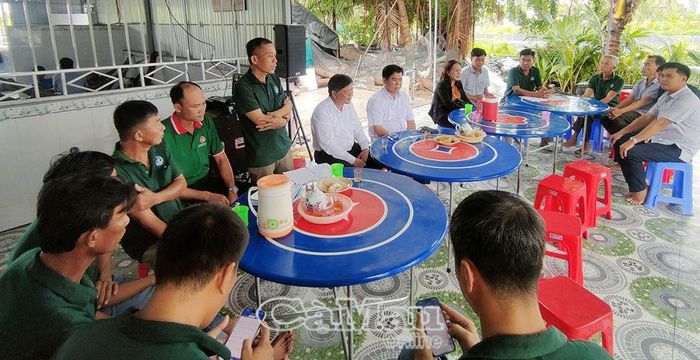 CLB Nông dân tỷ phú xã Phú Mỹ đã trở thành một điểm sáng của mô hình kinh tế này.