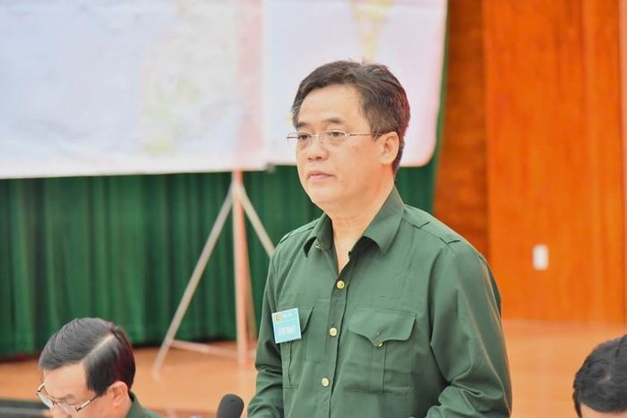 Ông Lê Quốc Anh Ông - Bí thư Thành ủy thành phố Phú Quốc phát biểu.