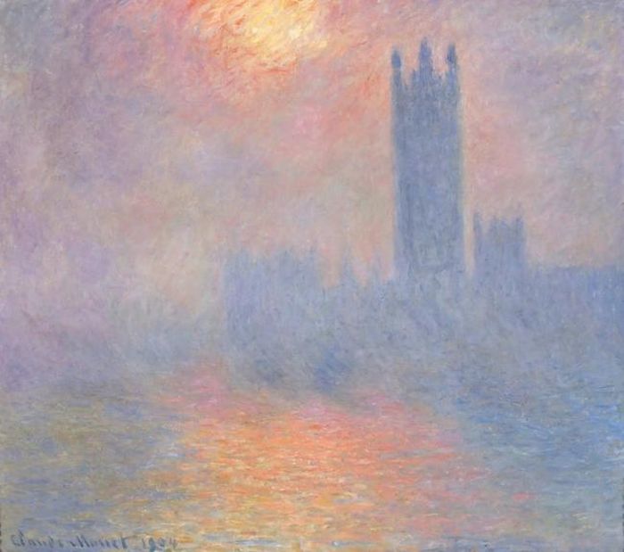 Tranh “Cung điện Westminster” năm 1904