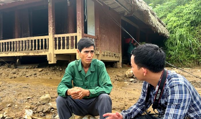  Anh Nguyễn Văn Cai kể về những giây phút sinh tử trong trận lũ quét. 