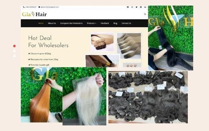 Gla Hair - Nhà cung cấp tóc hàng đầu Châu Âu và Nga