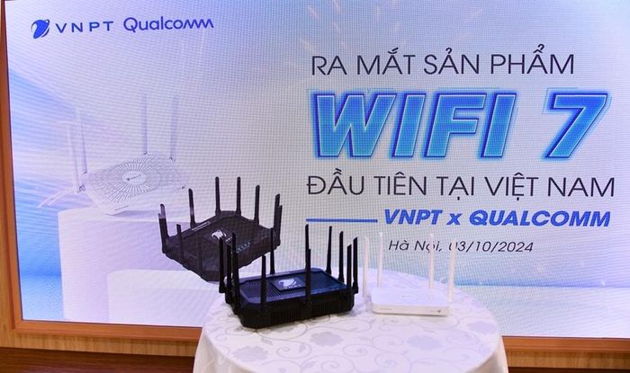 Thiết bị cung cấp dịch vụ internet tích hợp công nghệ WiFi 7 (XGS-PON WiFi 7) sử dụng các nền tảng Qualcomm 10G Fiber Gateway. Ảnh: VNPT