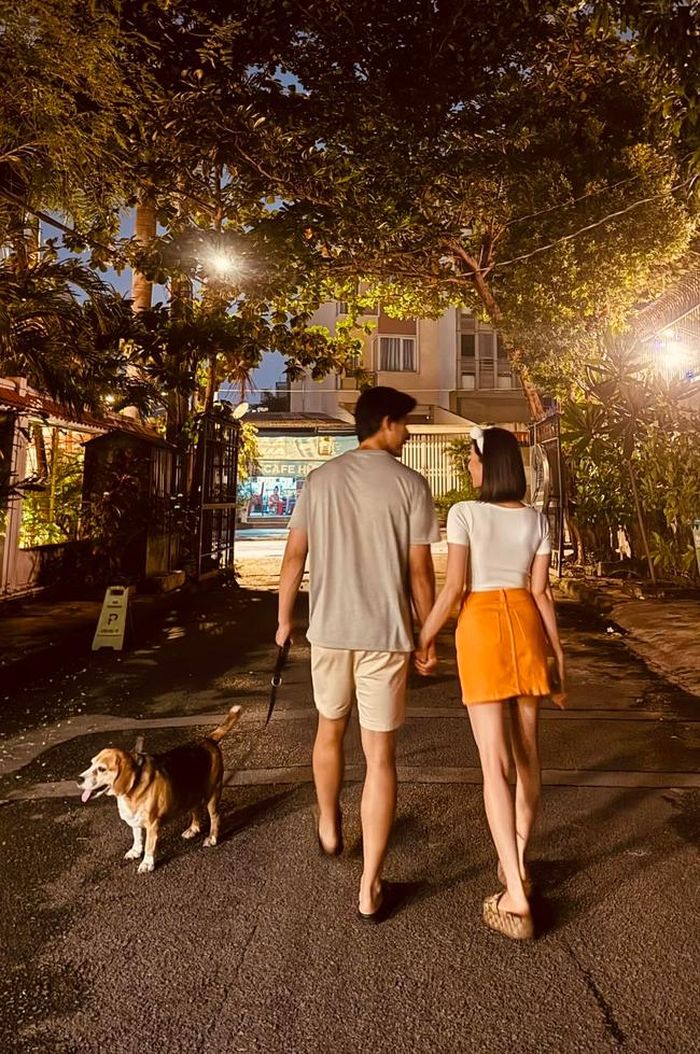 Lệ Quyên và Lâm Bảo Châu thể hiện tình cảm