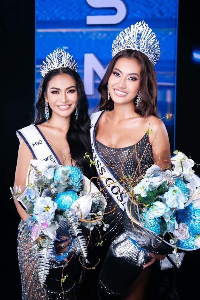 Hoa hậu và Á hậu Miss Cosmo 2024 đều là 2 cô gái đến từ Đông Nam Á