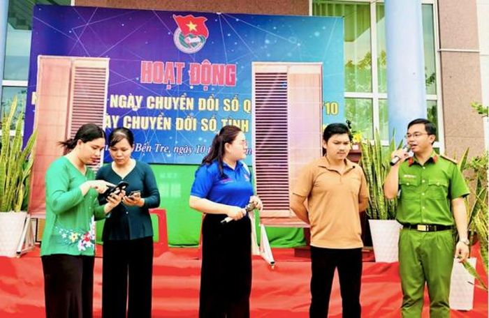Nhiều sáng tạo trong công tác tuyên truyền về chuyển đổi số tại tỉnh Bến Tre hưởng ứng Ngày Chuyển đổi số Quốc gia 10/10.