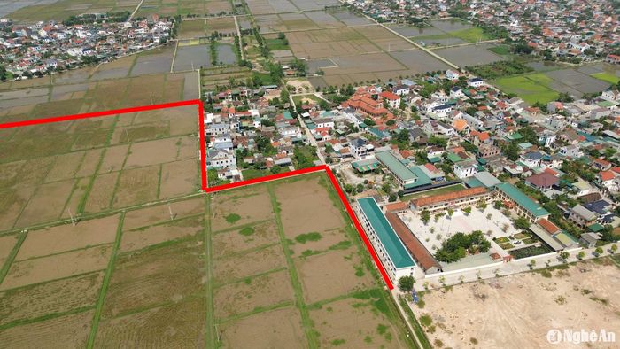 Tuyến đường nhìn từ trên cao. Ảnh: Tiến Đông