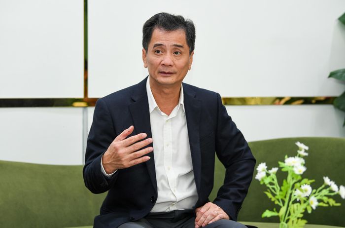 TS. Nguyễn Văn Đính, Chủ tịch Hội Môi giới bất động sản Việt Nam. Ảnh: Hoàng Anh.
