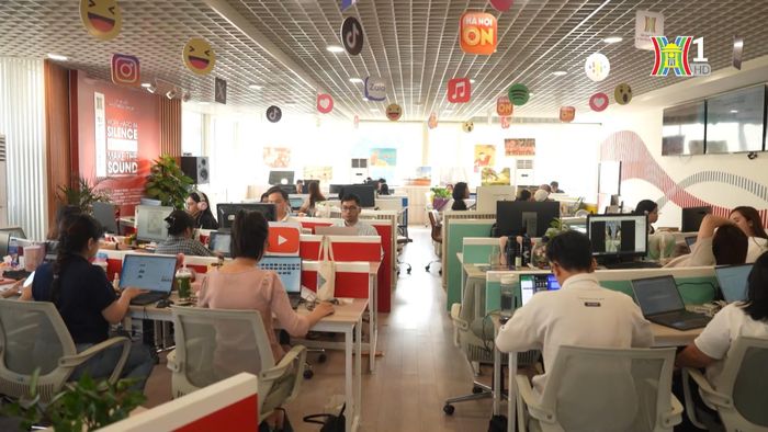 Môi trường làm việc số năng động của Đài Hà Nội.