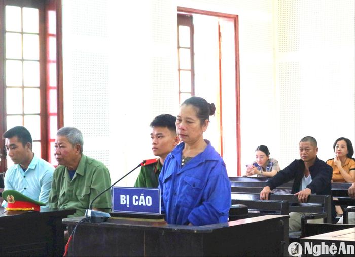 Bị cáo Nguyễn Thị Dung. Ảnh: Trần Vũ