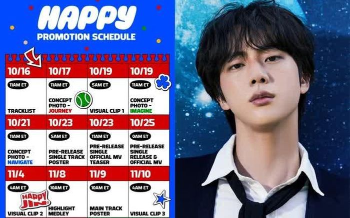 Jin (BTS) ra mắt album solo vào ngày 15/11