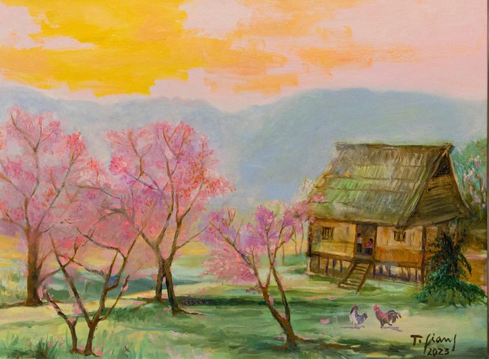 Mái nhà Tây Bắc.