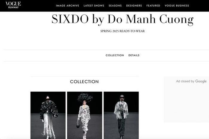 BST của Đỗ Mạnh Cường được tạp chí thời trang hàng đầu thế giới Vogue đăng tải
