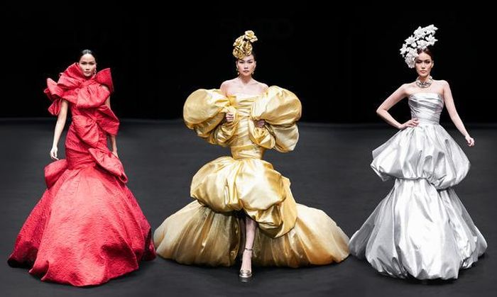 Từ trái sang: Hoa hậu H'Hen Niê, Thanh Hằng và Lan Khuê