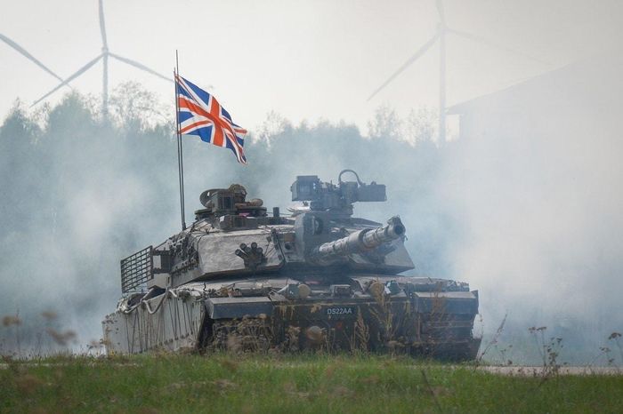Các lực lượng tiến hành các cuộc tập trận của NATO tại Estonia. Ảnh: Sunday Times