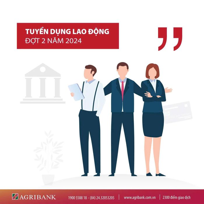 Agribank Chi nhánh Tây Nghệ An thông báo tuyển dụng lao động đợt 2 năm 2024.