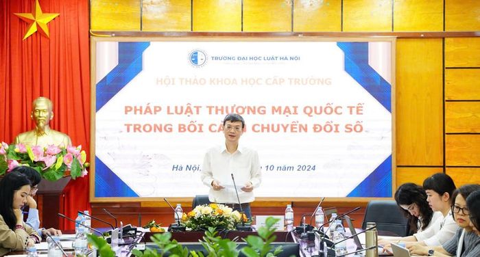  PGS.TS. Nguyễn Bá Bình - Phó Hiệu trưởng Trường ĐH Luật Hà Nội. 