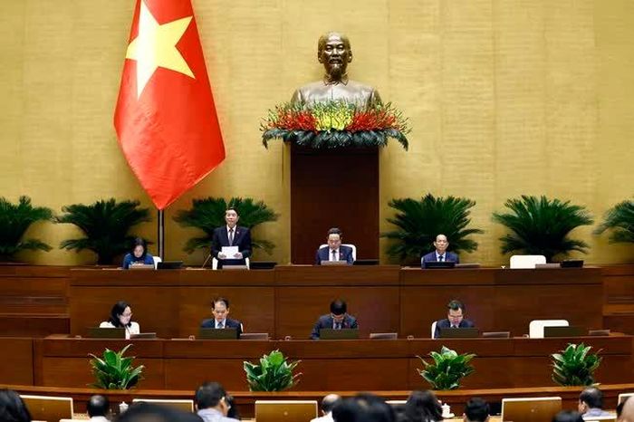 Phó Chủ tịch Quốc hội Nguyễn Đức Hải điều hành phiên họp. Ảnh: Doãn Tấn - TTXVN