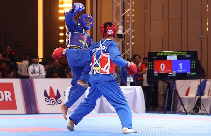 Vovinam từng là một trong những môn thể thao có nhiều bộ huy chương nhất ở SEA Games 32 tại Campuchia năm 2023. Ảnh: Hoàng Linh
