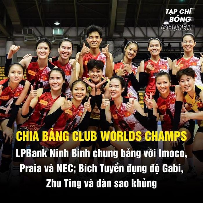 Bích Tuyền và đồng đội rơi vào bảng đấu khó ở giải thế giới - Ảnh: Tạp chí bóng chuyền