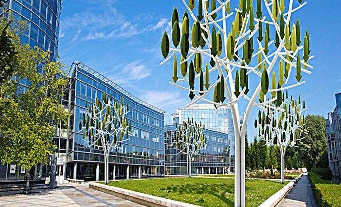 Kích thước nhỏ gọn của Aeroleaf phù hợp để sử dụng xung quanh nhà ở và doanh nghiệp, cũng như trong các công viên công cộng.