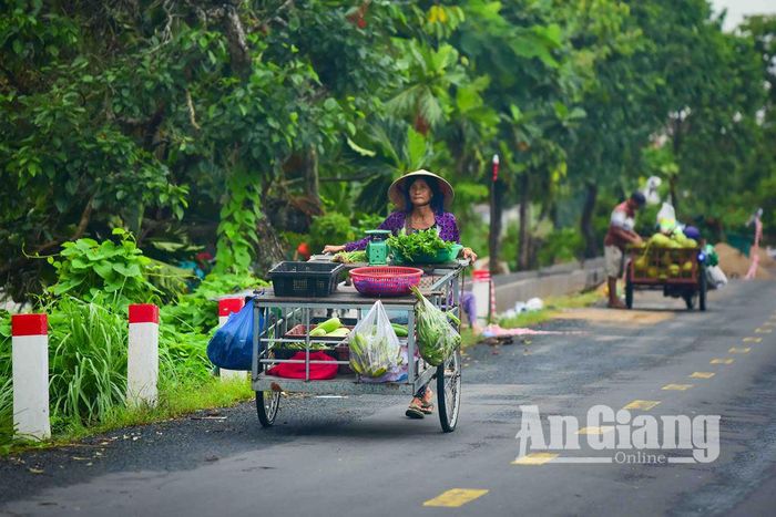 Rong ruổi bán hàng trên các tuyến đường