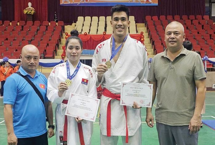  Hoài Tành và Minh Thuận là quân bài chủ lực của tuyển Karate tỉnh