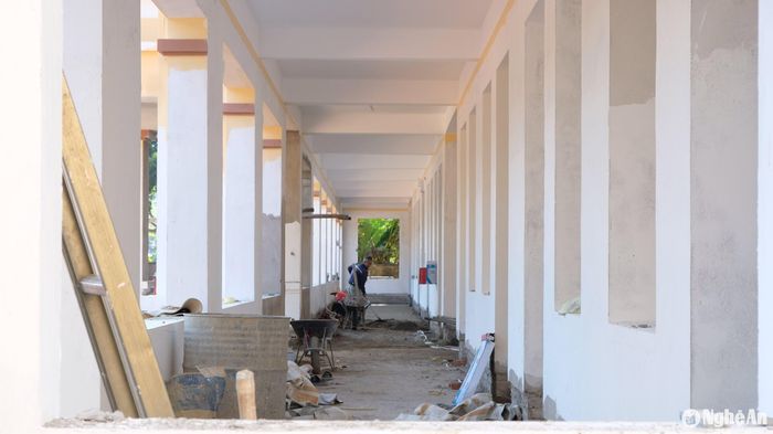 Nhiệm kỳ này, huyện Quế Phong đầu tư hơn 100 tỷ đồng để đầu tư xây dựng các cơ sở giáo dục. Ảnh: Mỹ Hà