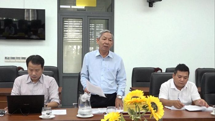 Chi cục trưởng Chi cục Trồng trọt và Bảo vệ thực vật An Giang Nguyễn Văn Hiền phát biểu tại buổi làm việc