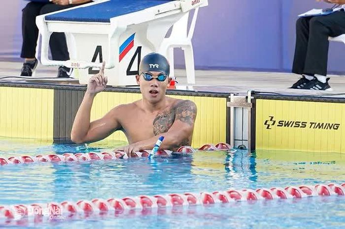 Vận động viên Vũ Đặng Nhật Nam của Đồng Nai có một giải đấu thành công với 3 huy chương vàng, 1 huy chương bạc. Ảnh: ĐVCC