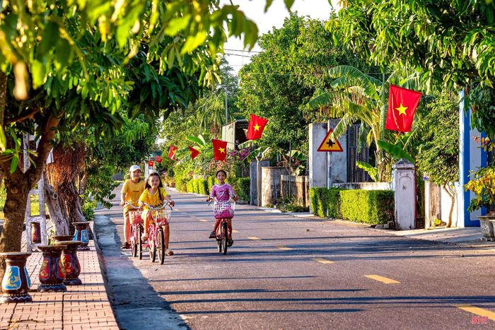  Vẻ yên bình của khu dân cư NTM kiểu mẫu Thành Phú. 