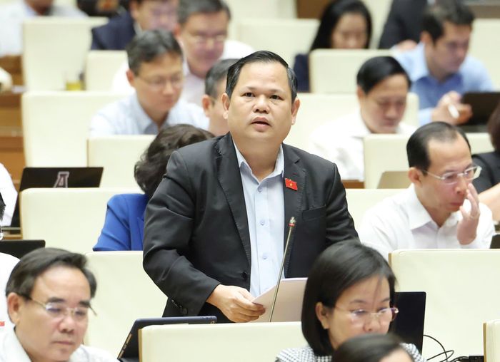  Đại biểu Nguyễn Duy Thanh (Cà Mau). Ảnh: QUANG PHÚC 