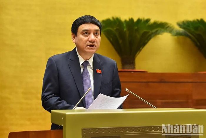 Chủ nhiệm Ủy ban Văn hóa, Giáo dục của Quốc hội Nguyễn Đắc Vinh. (Ảnh: THỦY NGUYÊN)