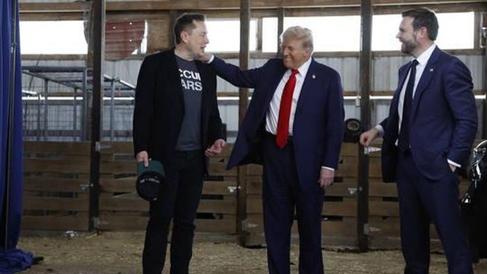 Trùm công nghệ Elon Musk và Tổng thống đắc cử Hoa Kỳ Donald Trump. Ảnh: Getty Images.