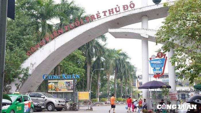 Quận Hai Bà Trưng (Hà Nội) sẽ hạ rào Công viên Tuổi trẻ Thủ đô và đổi tên thành Công viên Võ Thị Sáu. Ảnh: Nhà báo & Công luận