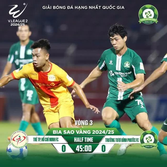 Công Phượng tịt ngòi ở trận thắng của Trẻ TP.HCM - Ảnh: CLB Trường Tươi Bình Phước