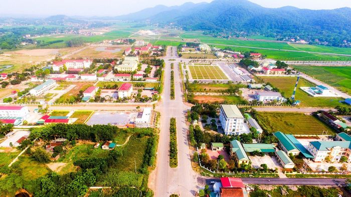 Thị trấn Nghĩa Đàn. Ảnh: PV