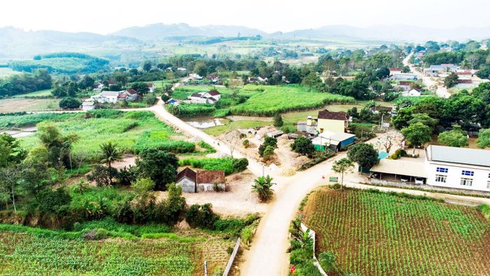 Một góc xã Nghĩa Thọ hiện nay. Ảnh: Liên Thanh